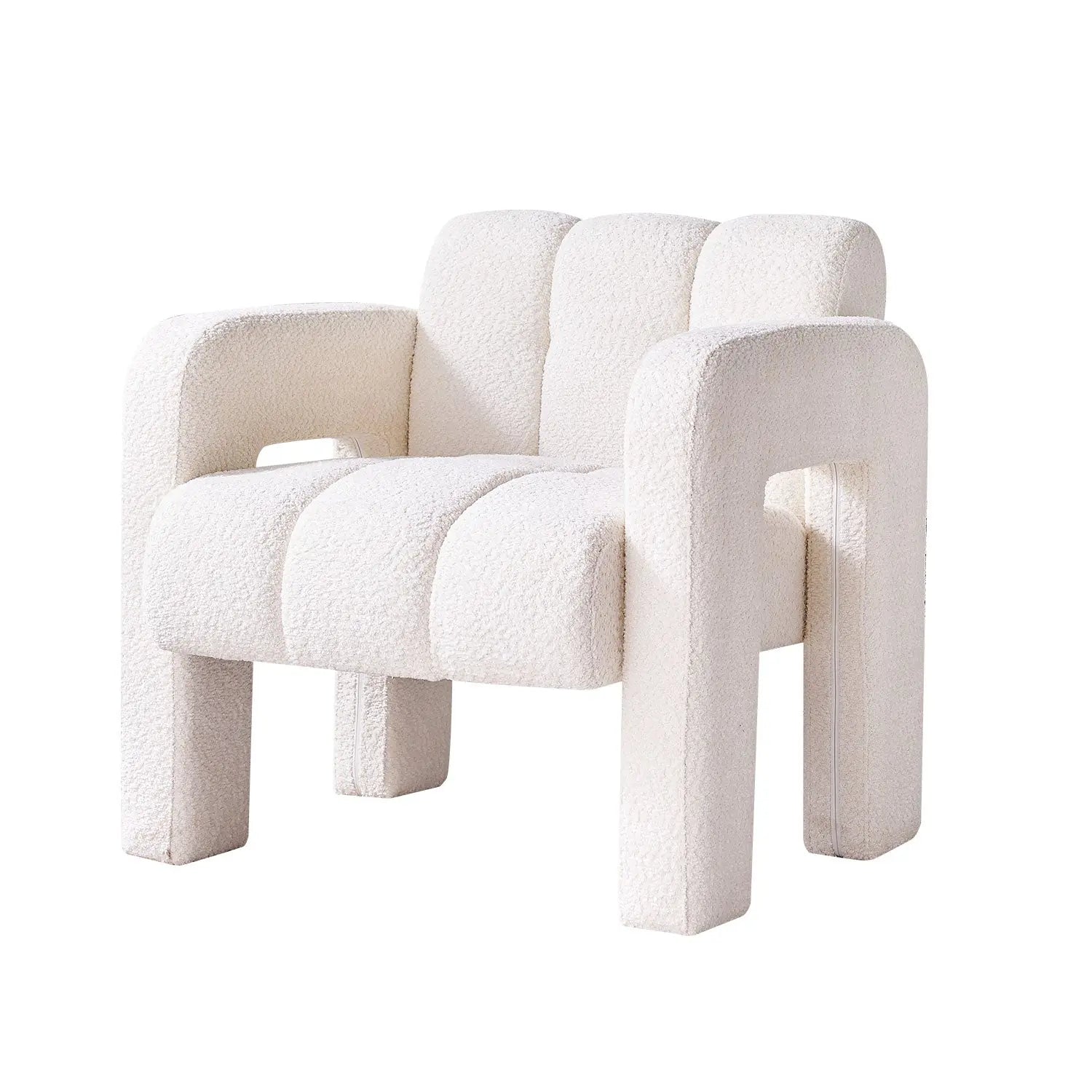 Bellemave® Wide Boucle Upholstered Accent Chair Bellemave®