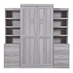 Bellemave® Murphy Bed with Storage Shelves and Drawers Bellemave®