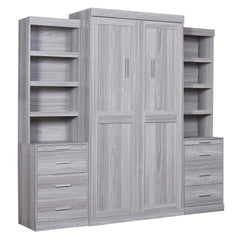 Bellemave® Murphy Bed with Storage Shelves and Drawers Bellemave®