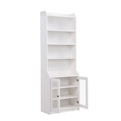 Bellemave® Elegant Tall Cabinet with Acrylic Board Door with  Adjustable Shelves