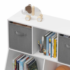 Bellemave Kids Bookcase with Collapsible Fabric Drawers