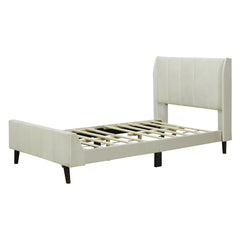 Bellemave® Velvet Upholstered Platform Bed Bellemave®