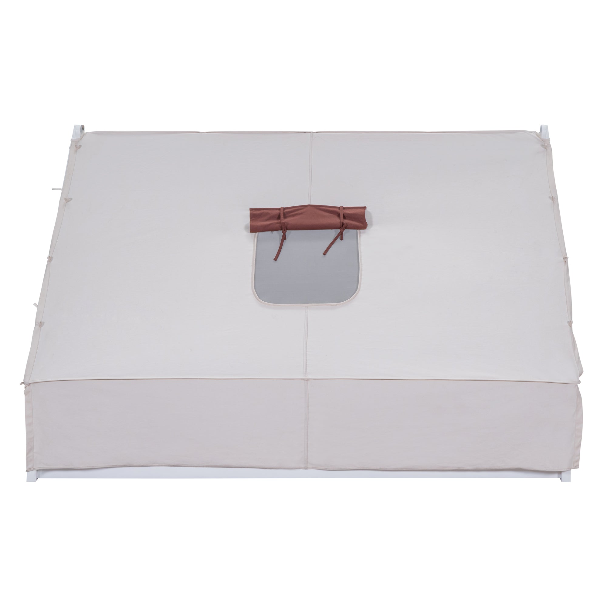 Bellemave® Full Size House Tent Bed with Fabric,Fence and Roof Bellemave®