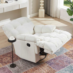 Bellemave 360 Degree Swivel Fabric Single Sofa Heavy Duty Reclining Chair