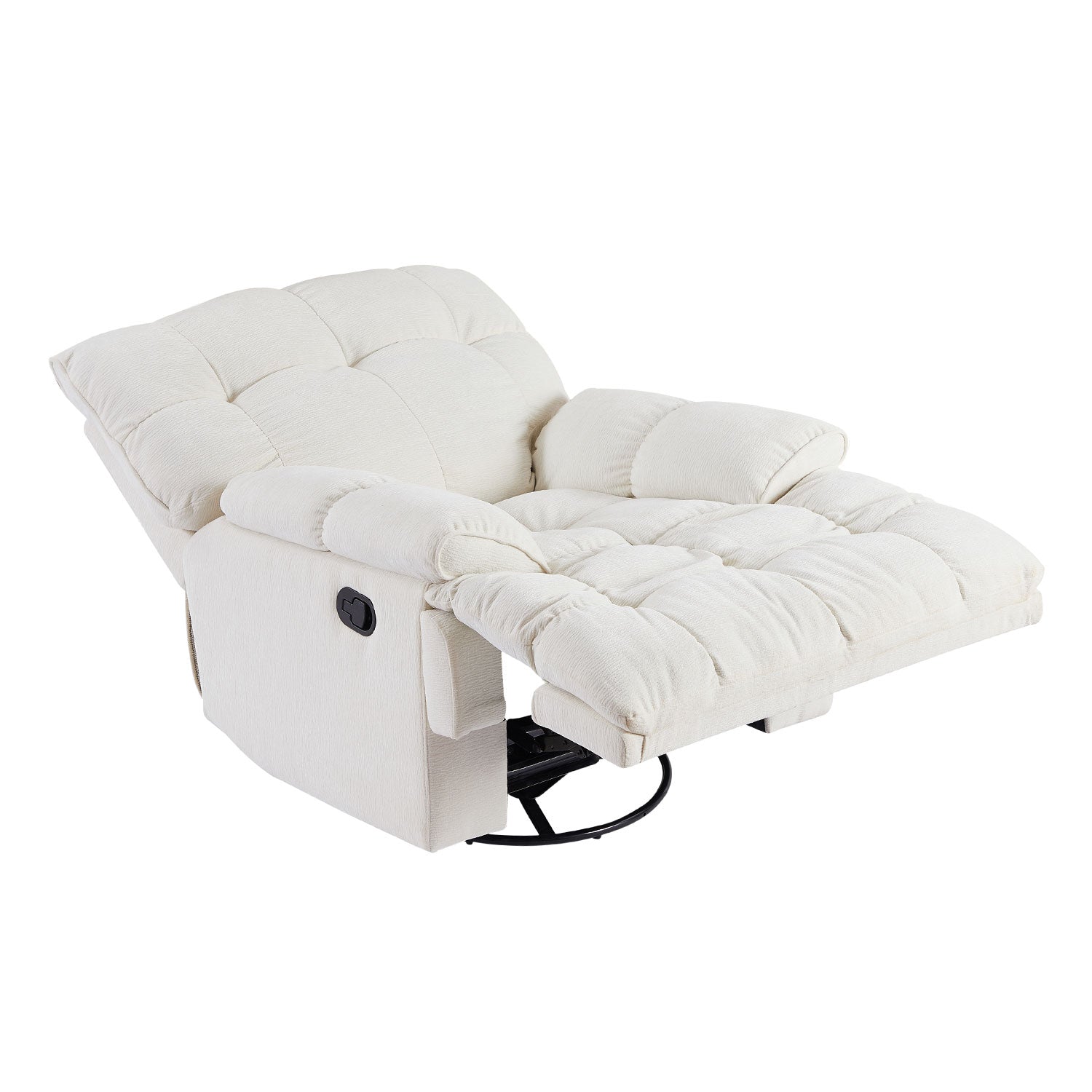 Bellemave 360 Degree Swivel Fabric Single Sofa Heavy Duty Reclining Chair Bellemave