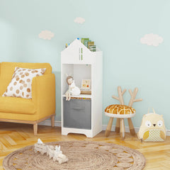 Bellemave Kids Dollhouse Bookcase with Storage