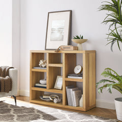 Bellemave® Open Wooden Open Shelf Bookcase with 7 Cube Storage Spaces Bellemave®