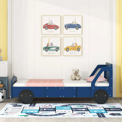 Bellemave Car-Shaped Platform Bed with Wheels