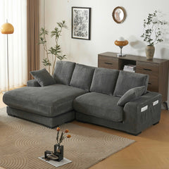 Bellemave 94.5" Sectional Sofa with Revesible Chaise