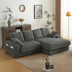 Bellemave 94.5" Sectional Sofa with Revesible Chaise