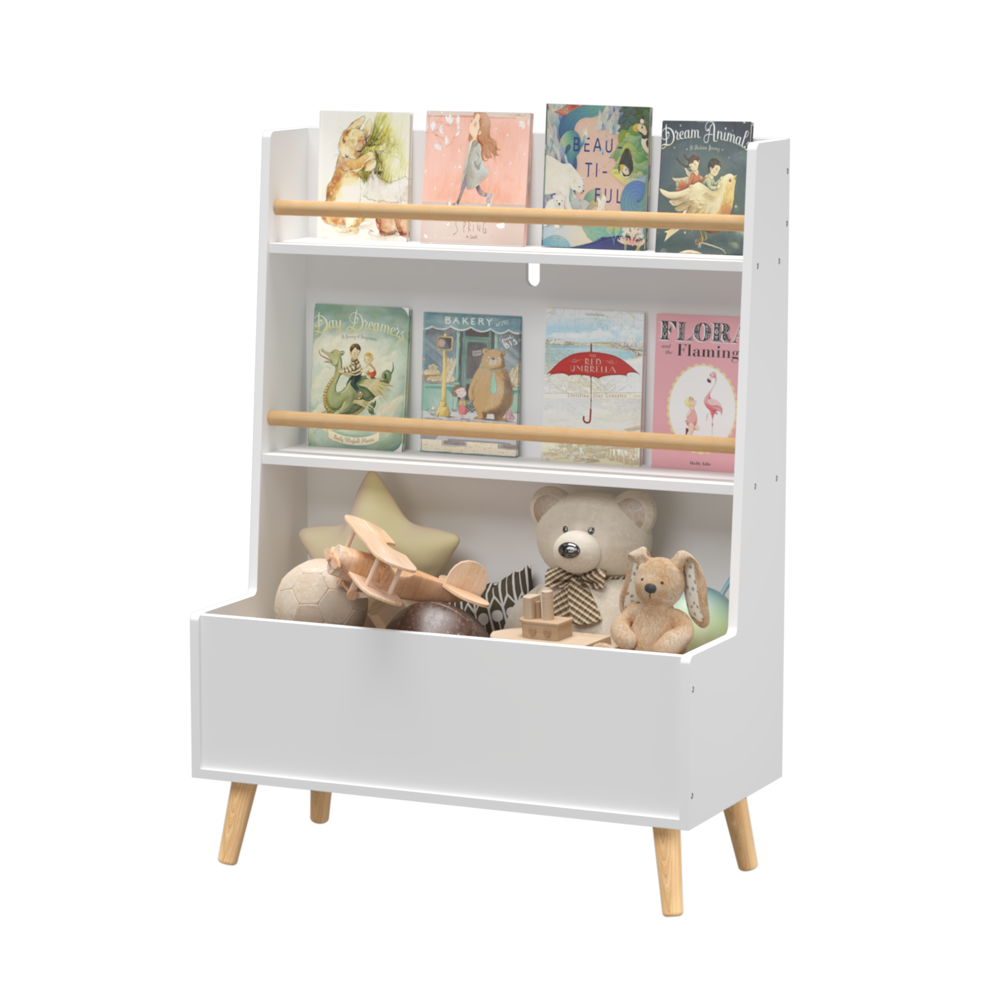 Bellemave Kids Bookshelf,Toy Storage Cabinet Organizer Bellemave