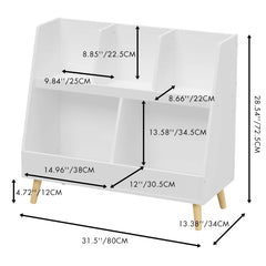 Bellemave Kids Bookshelf and Toy Organizer Bellemave