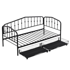 Bellemave® Twin Size Stylish Metal Daybed with 2 Drawers Bellemave®