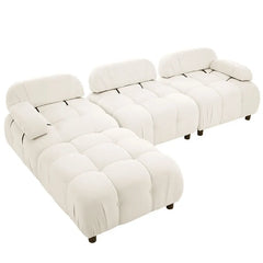 Bellemave 96" Upholstery Modular Convertible Sectional Sofa, L Shaped Couch with Reversible Chaise Bellemave