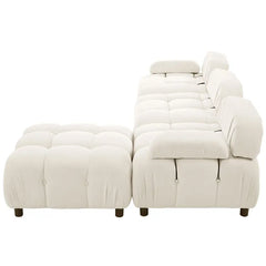 Bellemave 96" Upholstery Modular Convertible Sectional Sofa, L Shaped Couch with Reversible Chaise Bellemave