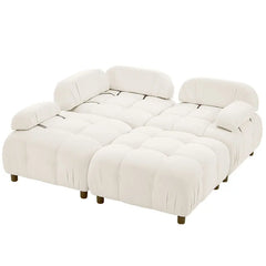 Bellemave 96" Upholstery Modular Convertible Sectional Sofa, L Shaped Couch with Reversible Chaise Bellemave