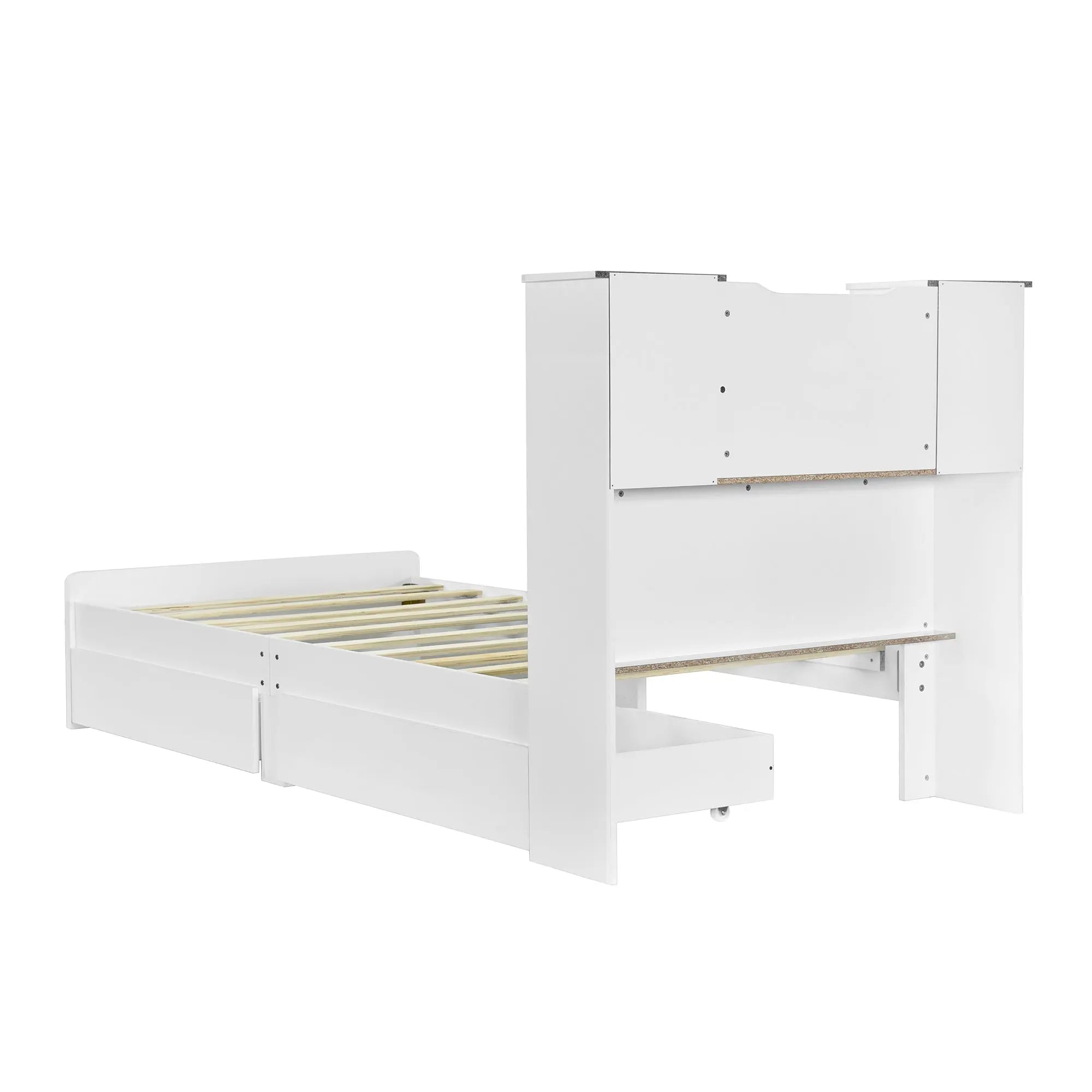 Bellemave Twin Size Storage Platform Bed Frame Bellemave