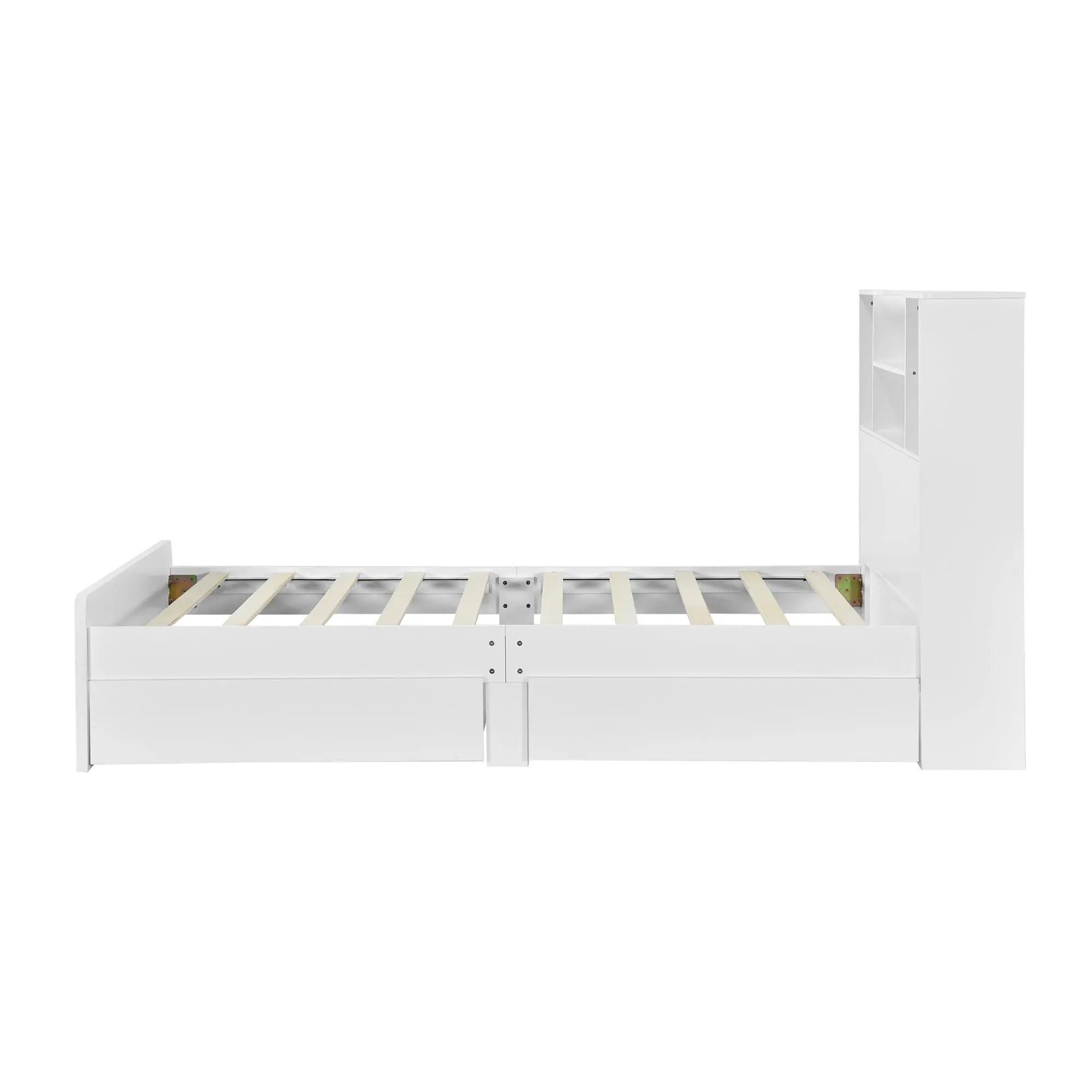 Bellemave Twin Size Storage Platform Bed Frame Bellemave