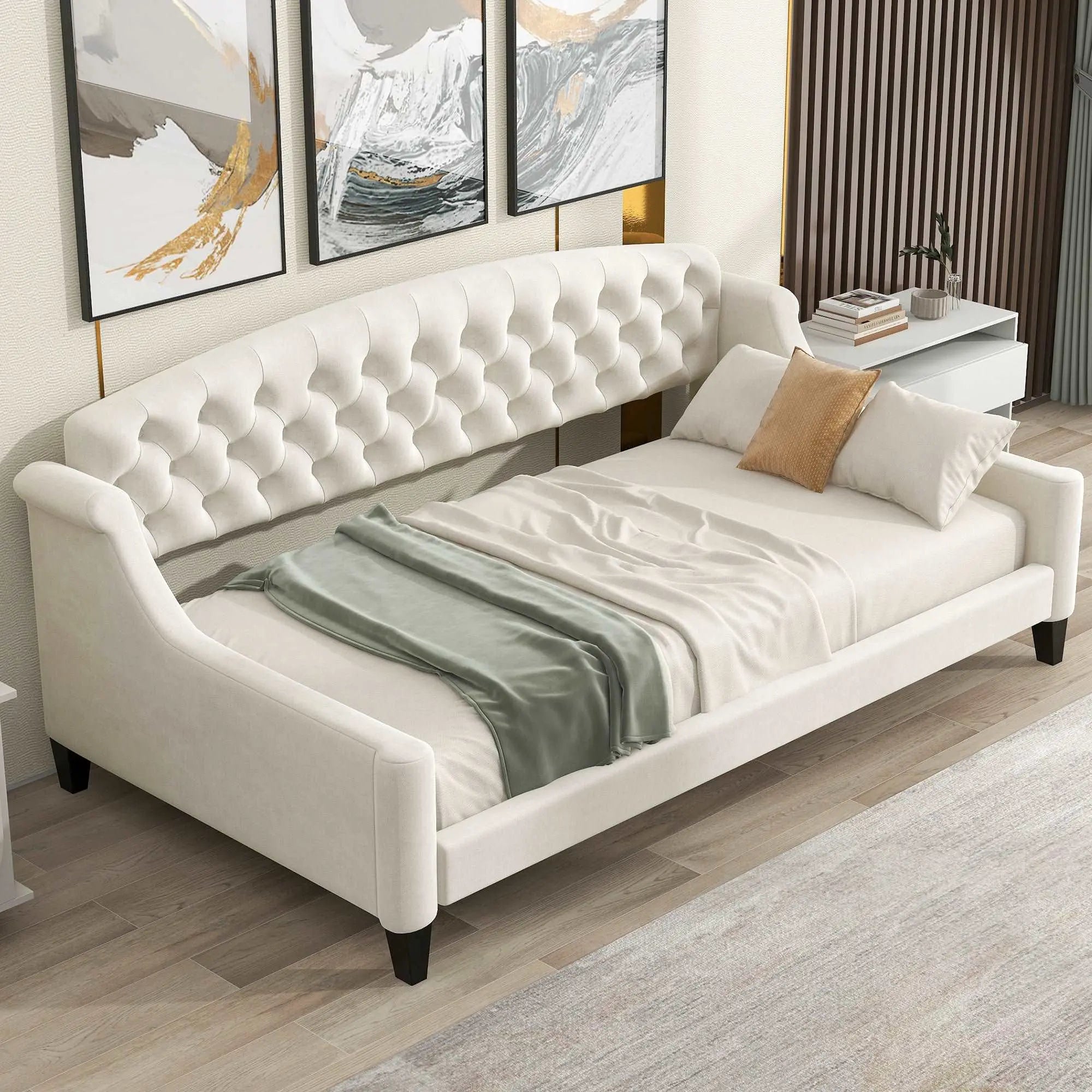 Bellemave Modern Luxury Tufted Button Daybed