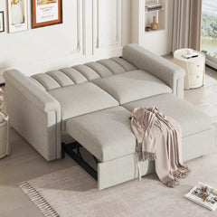 Bellemave  61" Convertible Soft Cushion Sofa Pull Bed ,for Two People to Sit On