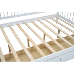 Bellemave® Full Size Daybed with Two Storage Drawers and Support Legs Bellemave®