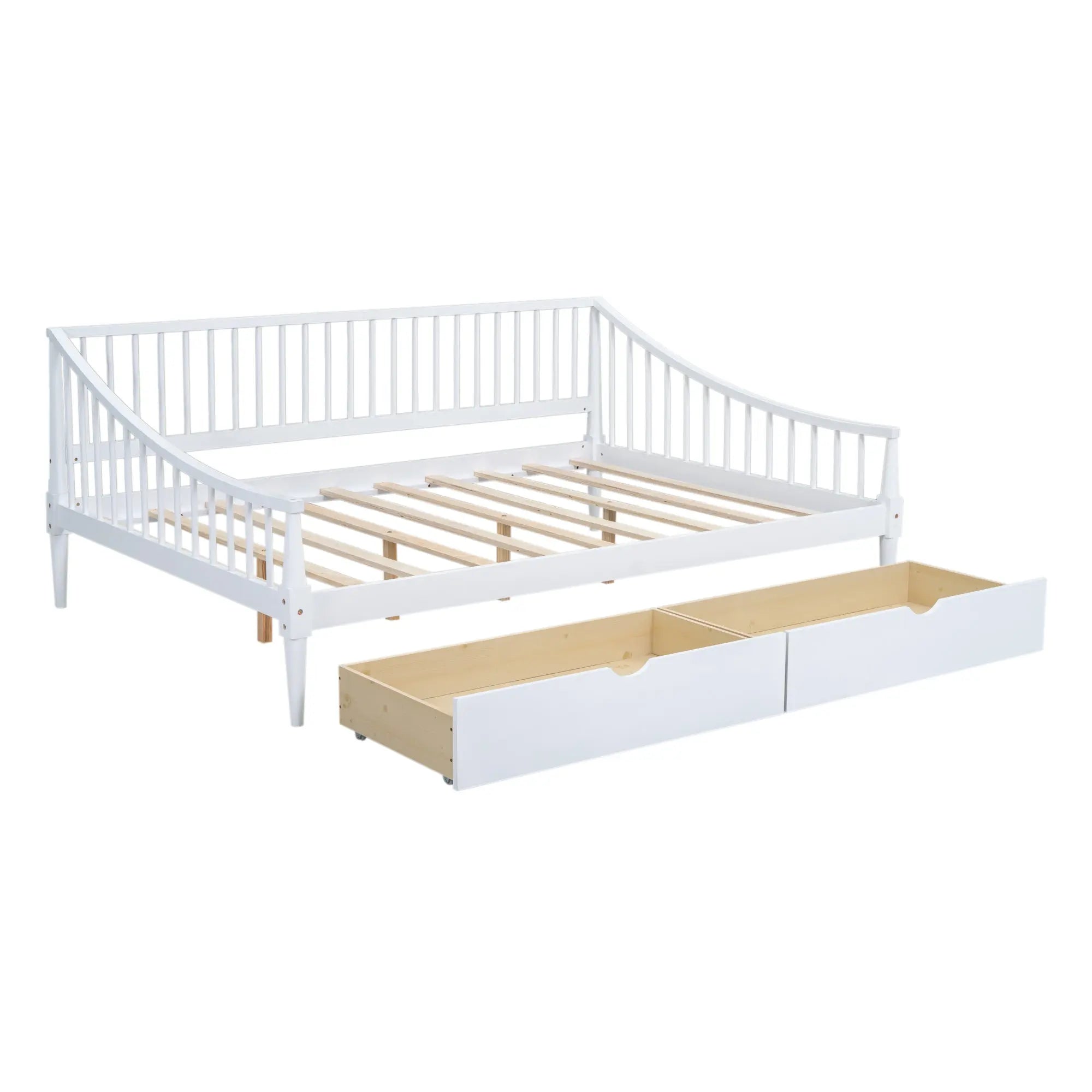 Bellemave® Full Size Daybed with Two Storage Drawers and Support Legs Bellemave®