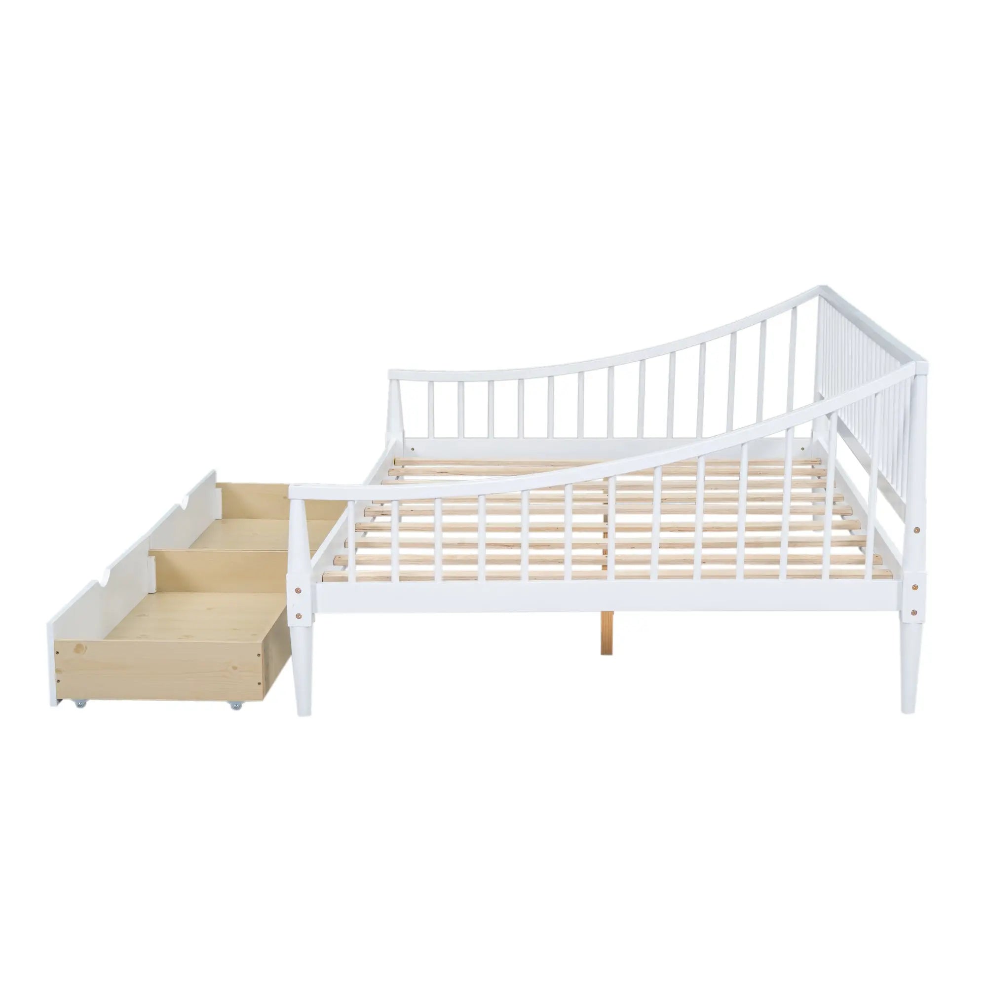 Bellemave® Full Size Daybed with Two Storage Drawers and Support Legs Bellemave®