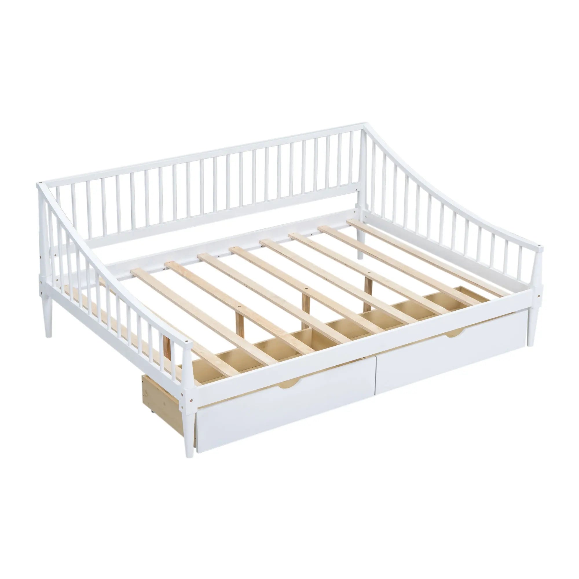 Bellemave® Full Size Daybed with Two Storage Drawers and Support Legs Bellemave®