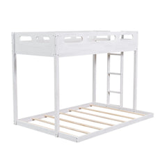 Bellemave® Twin over Full Bunk Bed with Built-in Ladder Bellemave®