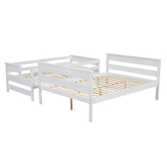 Bellemave® Wood Bunk Bed with Ladder Bellemave®