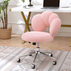 Bellemave® 360° Swivel Height Adjustable Teddy Fabric Swivel Chair Bellemave®