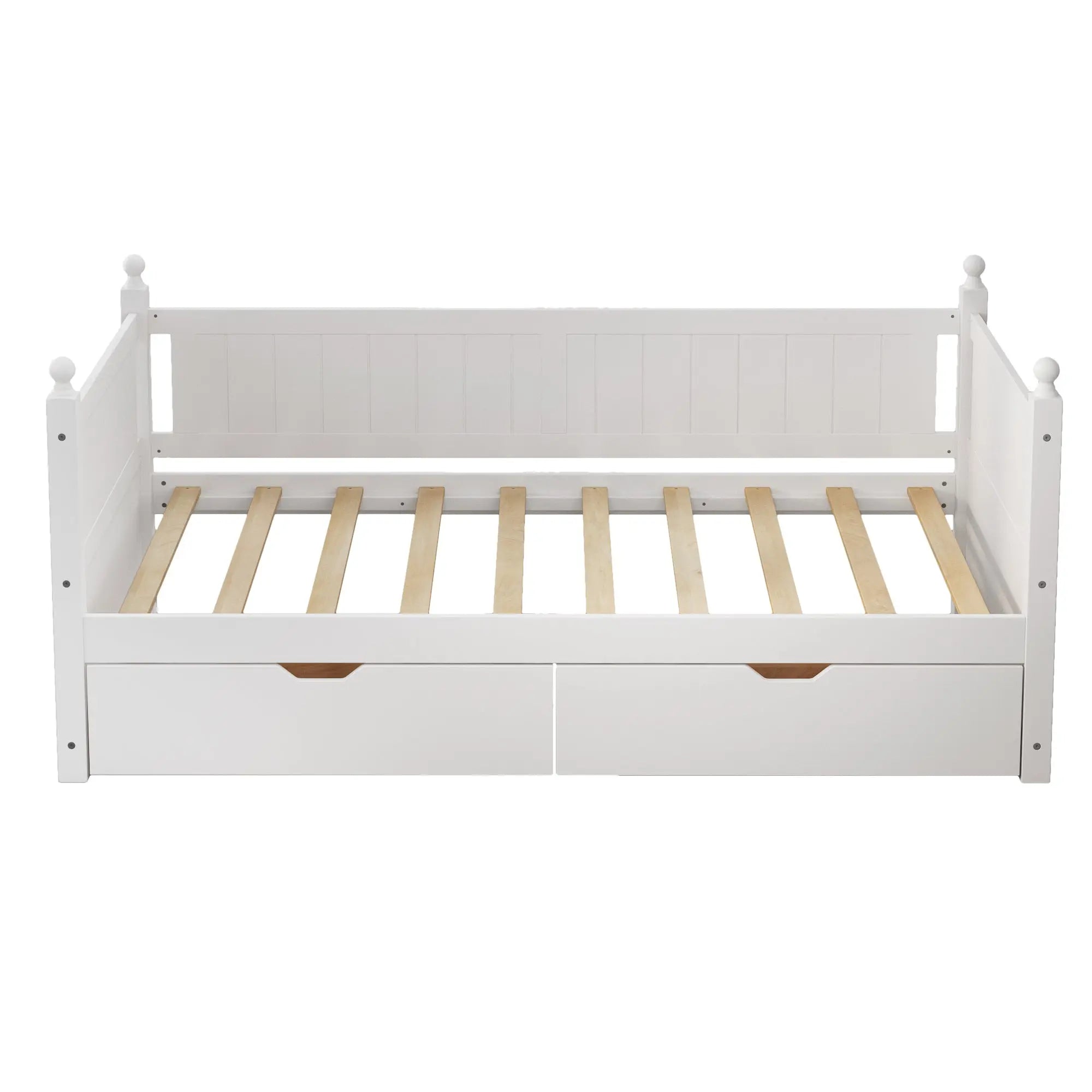 Bellemave® Twin Size Solid Wood Daybed with 2 Drawers Bellemave®