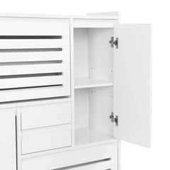 Bellemave® Multi-Functional Shoe Cabinet with Wall Cabinet,2 Flip Drawers and Versatile Side Cabinet Bellemave®