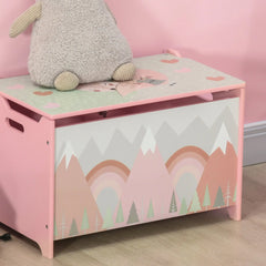 Bellemave® Toy Chest Storage Organizer for Bedroom with Safety Hinge, Cute Animal Design Bellemave®