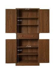 Bellemave® 4 Door Cabinet with 1 Drawer, with 4 Adjustable Inner Shelves