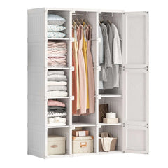 Bellemave 41" Portable Wardrobe Closets ,Storage Organizer, Clothes Dresser, Closet Storage Organizer