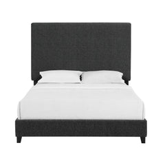 Bellemave® Charcoal Upholstered Platform Bed,Box Spring Required Bellemave®