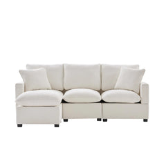 Bellemave® 84" Modern Chenille Modular Sofa with 2 Pillows Included Bellemave