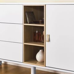 Bellemave Storage Cabinet with Doors and Drawers Bellemave