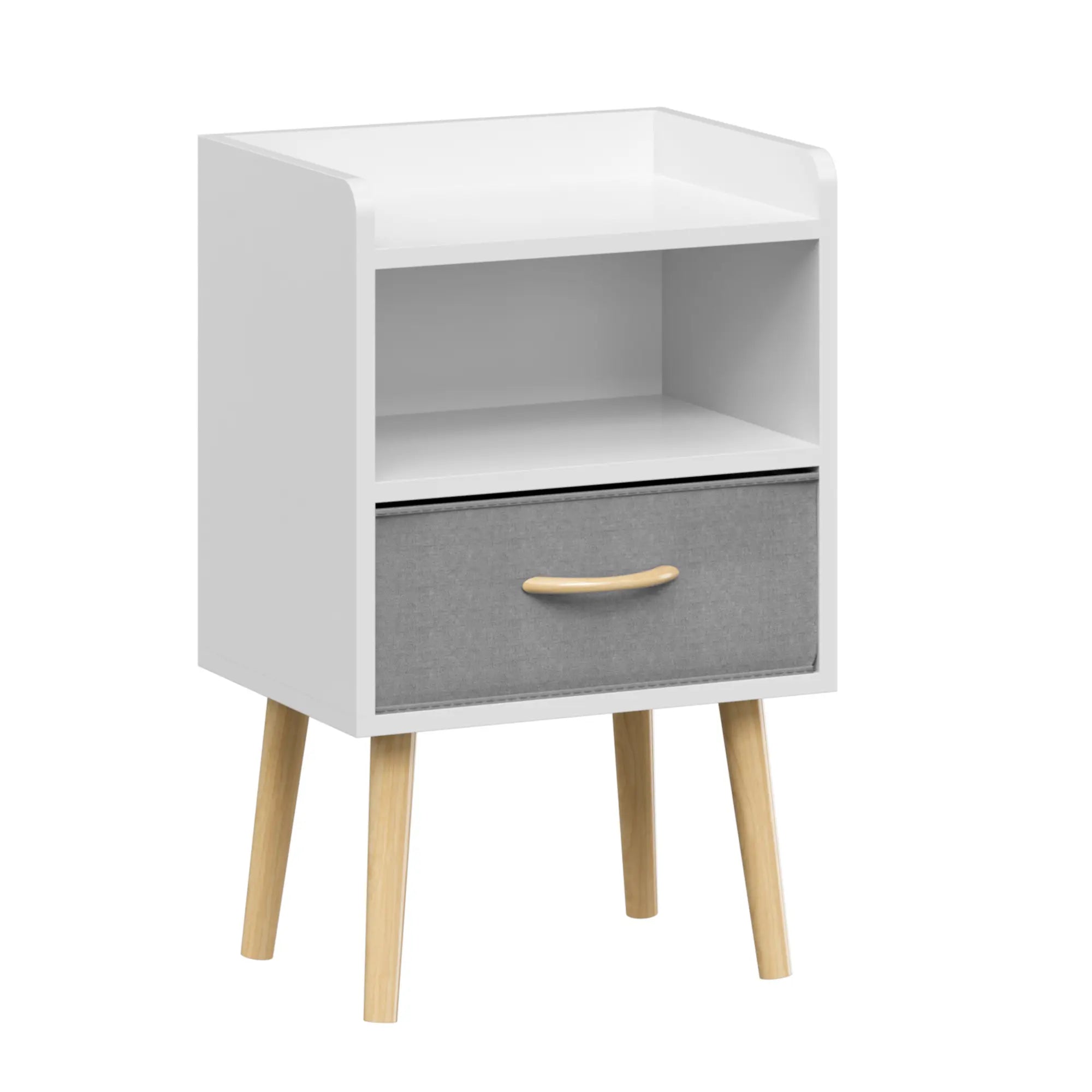 Bellemave Nightstand With Collapsible Fabric Drawer Bellemave