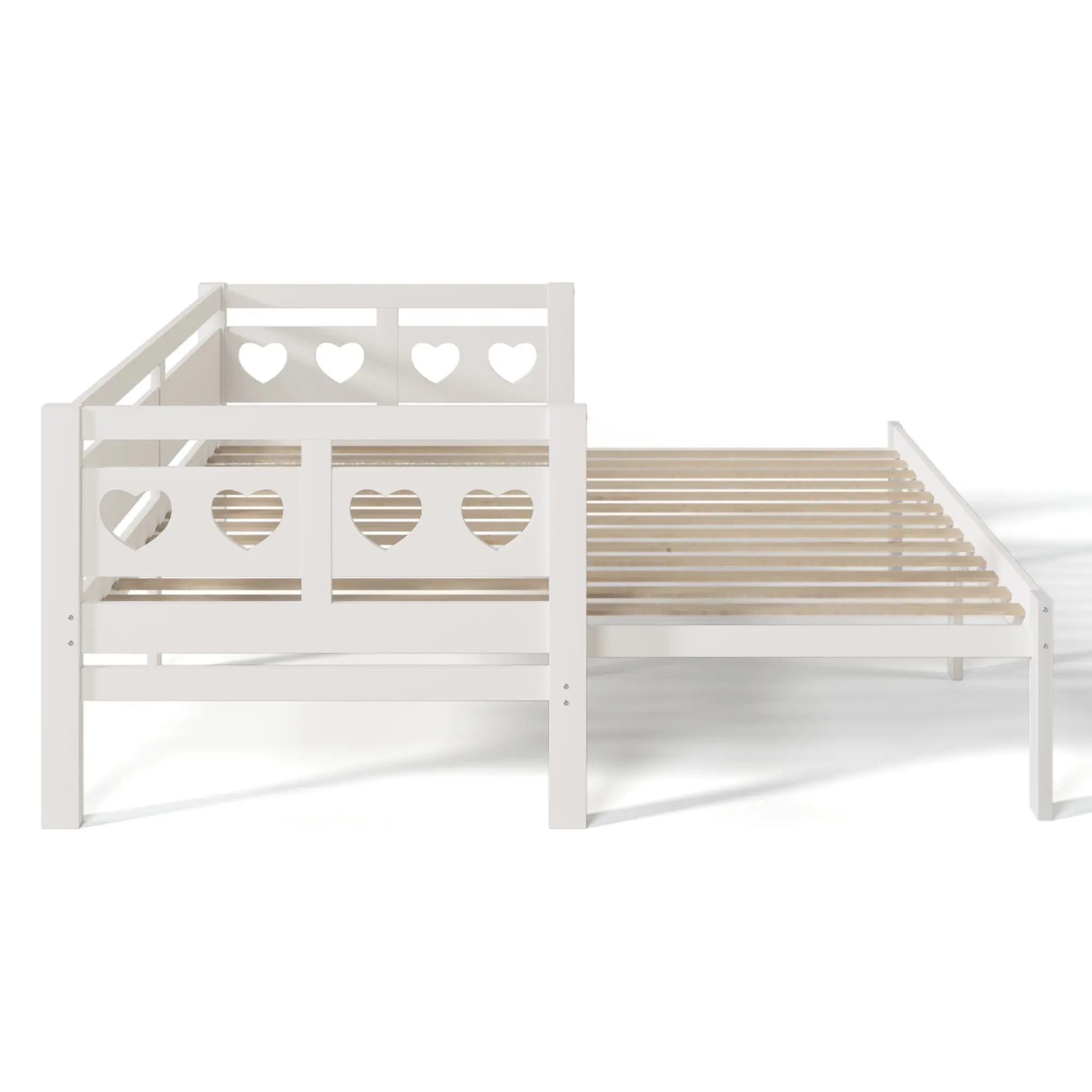 Bellemave Twin Size Extending Wooden Daybed with Trundle Bellemave