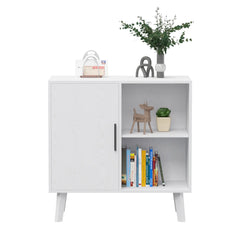 Bellemave Modern Wood Storage Cabinet with Door and Shelves Bellemave