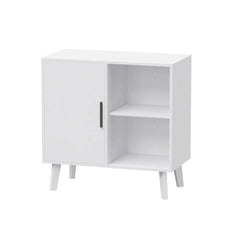 Bellemave Modern Wood Storage Cabinet with Door and Shelves Bellemave