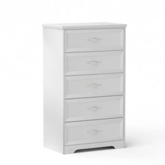 Bellemave Modern 5 Tier Bedroom Chest of Drawers with Metal Pulls Bellemave