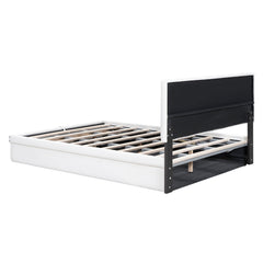 Bellemave® Upholstered Platform Bed with Hydraulic Storage System and Drawer Bellemave®