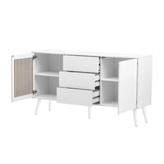 Bellemave® Modern Cabinet with 2 Doors and 3 Drawers Bellemave®