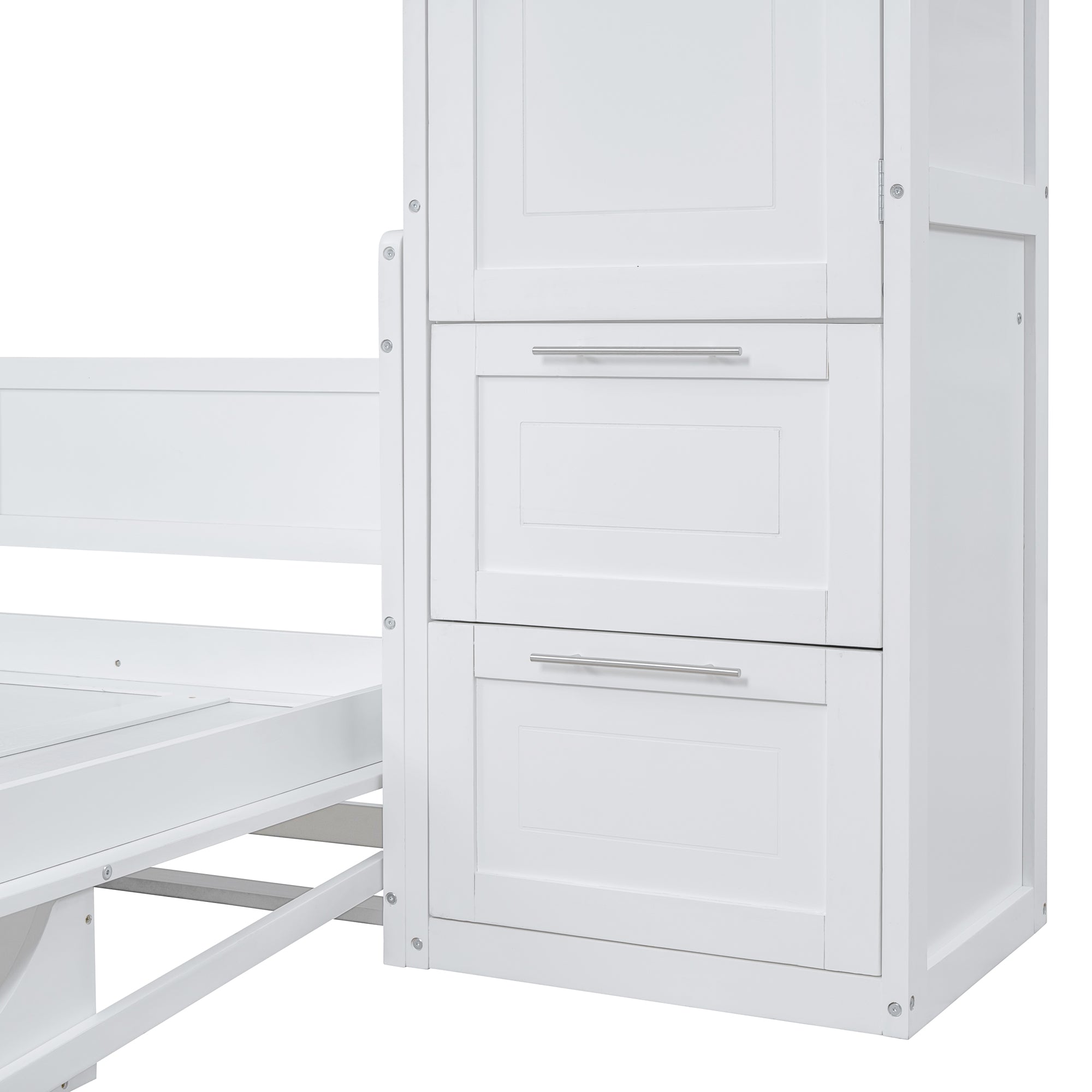 Bellemave® Murphy Bed Wall Bed with Closet and Drawers Bellemave®