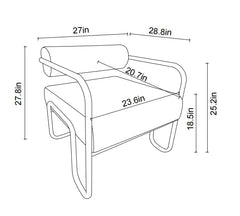 Bellemave® Iron Art Lazy Individual Chair Bellemave®