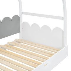 Bellemave® Twin Size Stretchable Vaulted Roof Bed Bellemave