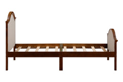 Bellemave Twin Size Platform Bed with Upholstered Headboard and Footboard Bellemave